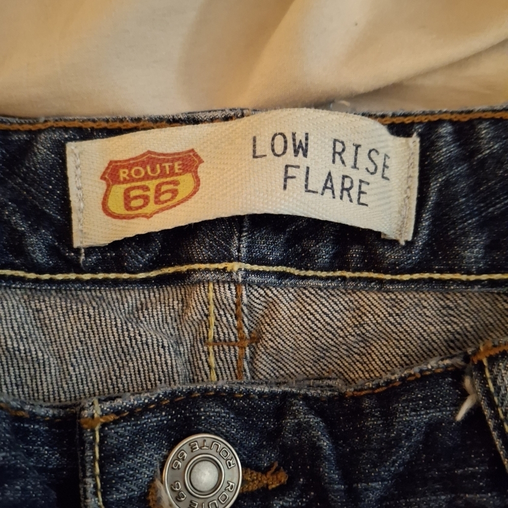 Route 66 Women's Blue Flare Wide Leg Jeans - Picture 4 of 8